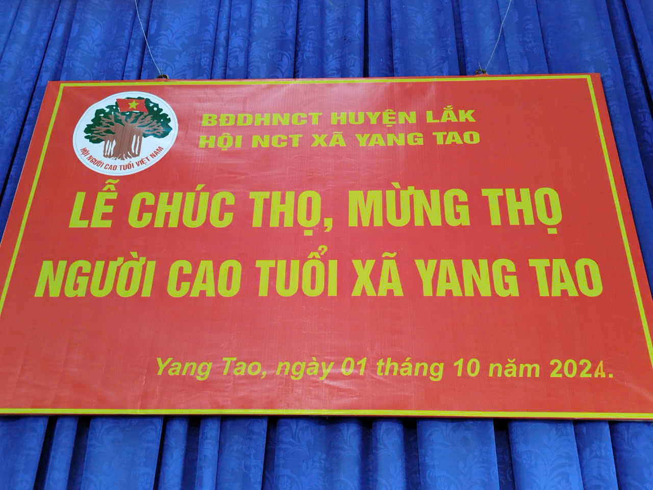 Lễ chúc thọ, mừng thọ người cao tuổi xã Yang Tao